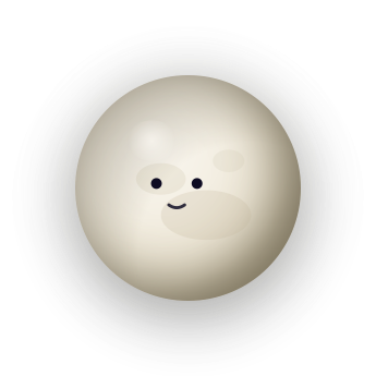 Mong, the moon character waiting to hear your dreams
